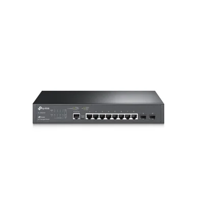 Switch Tp Link Tl-sg3210, 8 Portas, Gigabit + 2 Slots Sfp Jetstream, 1 Micro USB