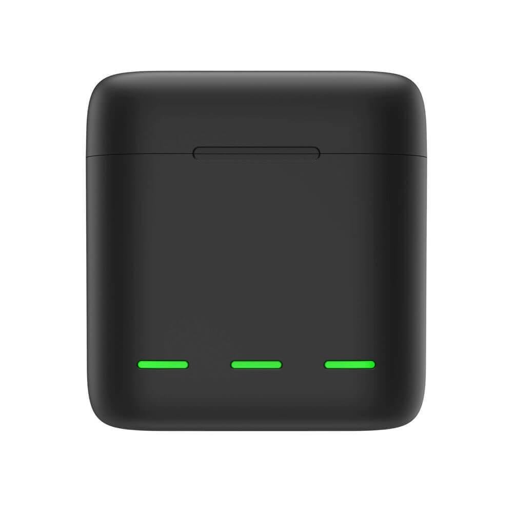 Carregador Telesin Box Design Triplo para GoPro Hero 11 / 10 / 9 Black