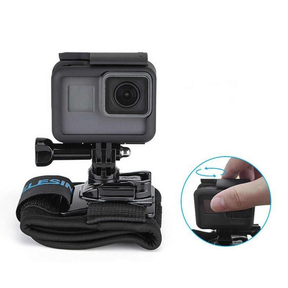 Imagem 5 de 5 do produto Suporte Para Gopro E Câmeras Similares, Telesin De Pulso, Preto - GP-WFS-220
