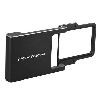 Este suporte adaptador da Pgytech permite que você conecte as câmeras GoPro Hero 3, Hero 3+, Hero 4, Hero 5 Black, Hero 6 Black, Hero 7 Black, Hero 7