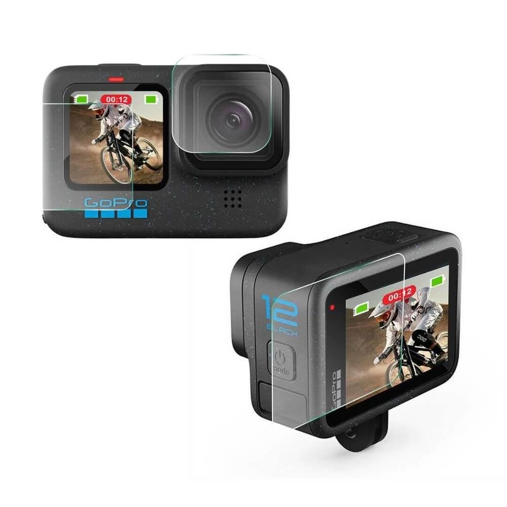 Película Telesin para GoPro Hero 9 e Hero 10 Black, Vidro Temperado