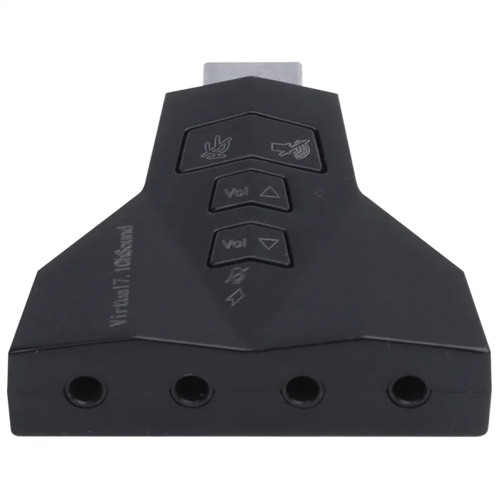 Imagem 3 de 5 do produto Adaptador Placa De Som USB 4 Portas P2, Vinik A4pusbm, Compatível Com PS3