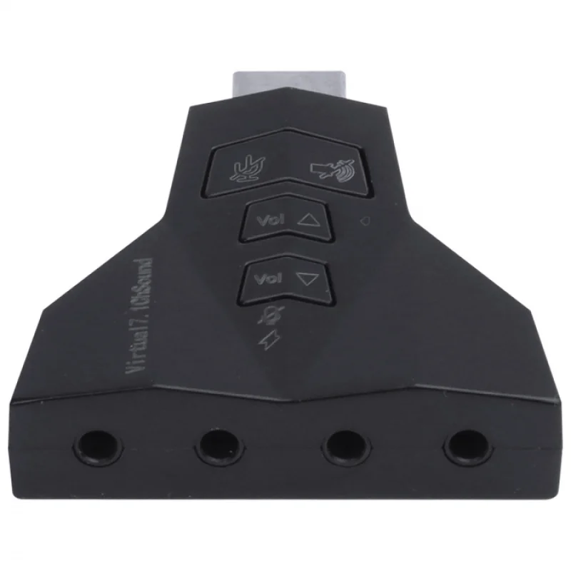 Imagem 5 de 5 do produto Adaptador Placa De Som USB 4 Portas P2, Vinik A4pusbm, Compatível Com PS3
