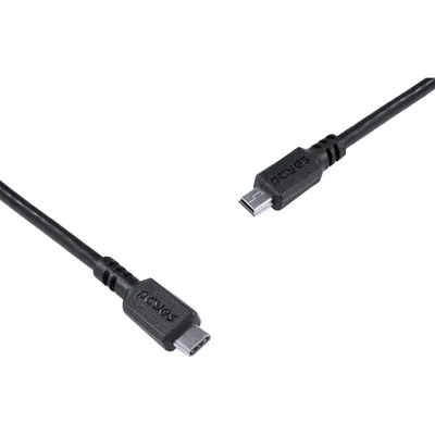 Cabo USB-C Para Mini USB 2.0 Pcyes, Para Celular, 1M, Preto - PUCMBP-1