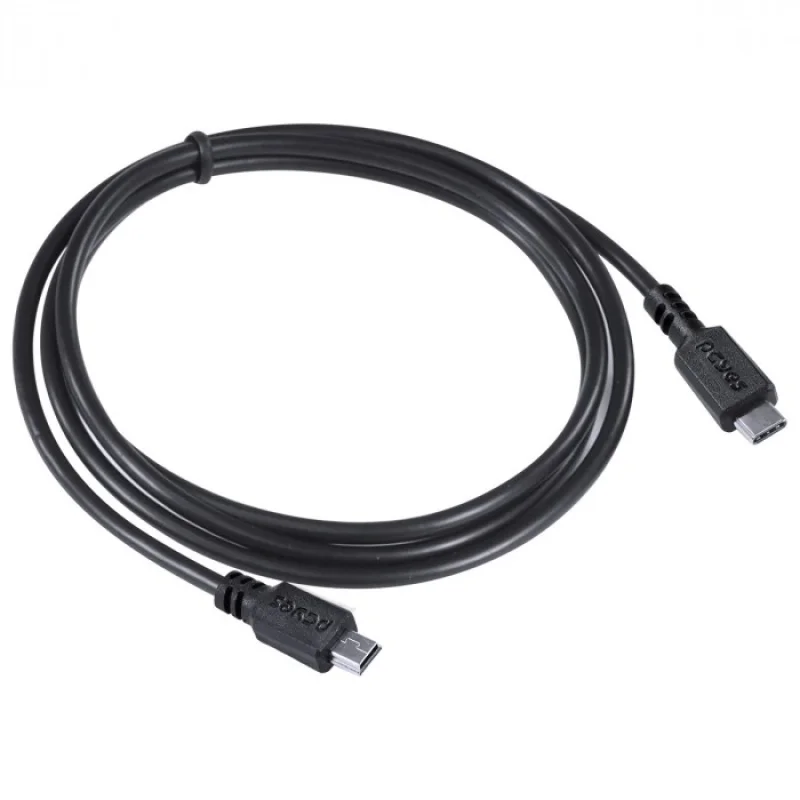 Imagem 2 de 5 do produto Cabo USB-C Para Mini USB 2.0 Pcyes, Para Celular, 1M, Preto - PUCMBP-1