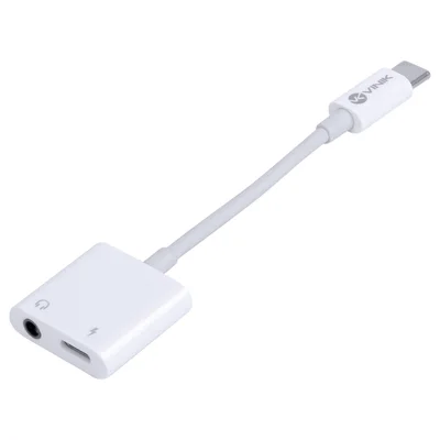 Adaptador De Audio Vinik P2 + Carregador Para USB-C - ADPATC7.1