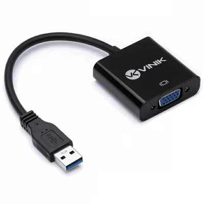 Adaptador Conversor Vinik Vgafusbm, VGA Fêmea P/ USB Macho - 35701
