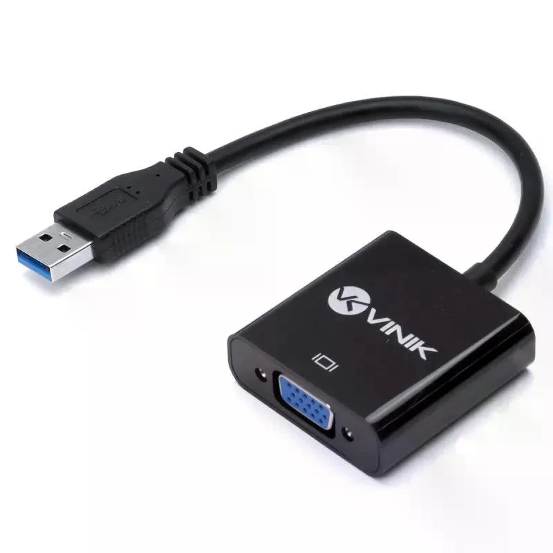Imagem 2 de 4 do produto Adaptador Conversor Vinik Vgafusbm, VGA Fêmea P/ USB Macho - 35701