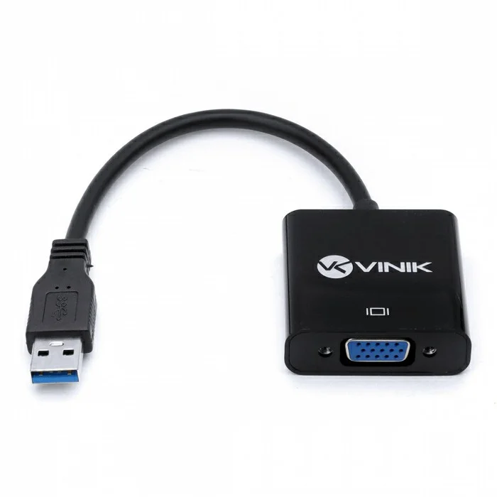 Imagem 3 de 4 do produto Adaptador Conversor Vinik Vgafusbm, VGA Fêmea P/ USB Macho - 35701