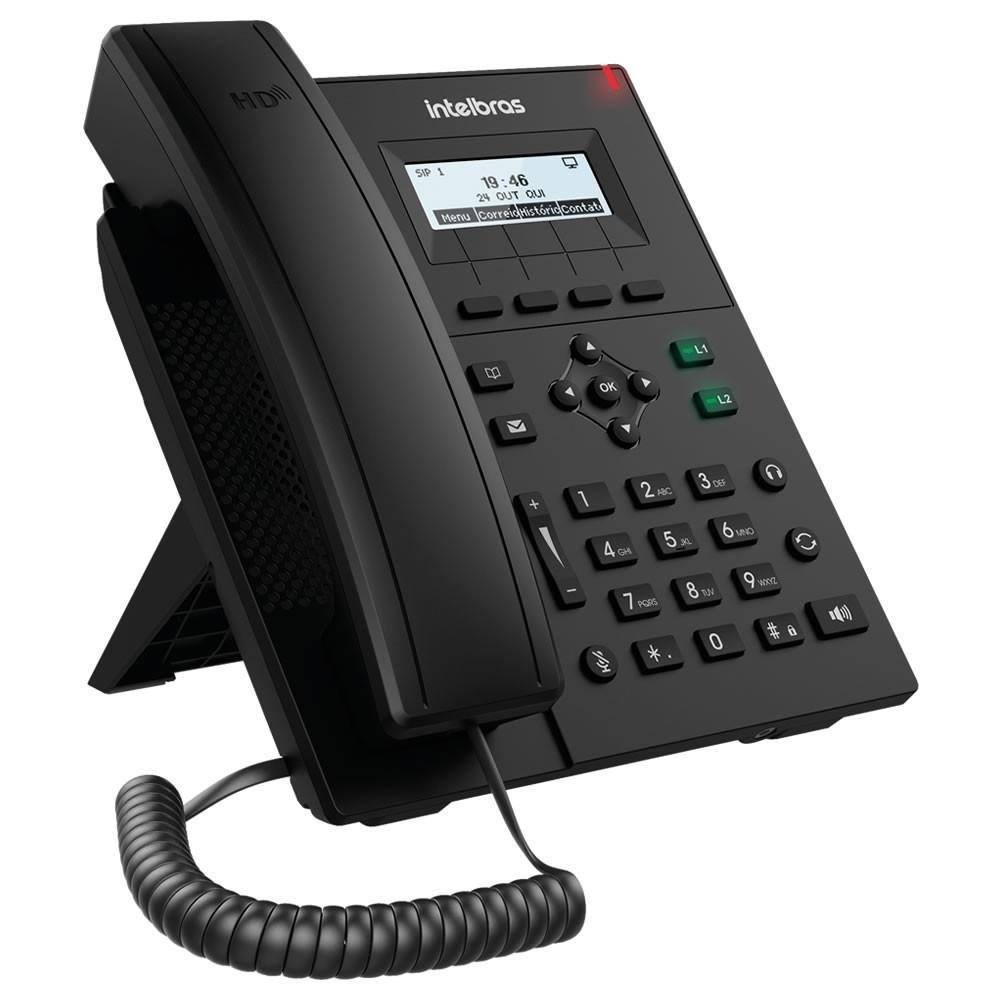Telefone Intelbras Ip Voip 2 Contas Sip Poe C/display V3001