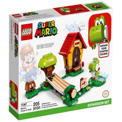 Os fãs podem melhorar o seu jogo LEGO® Super MarioTM e desfrutar de muita diversão criativa com este Pacote de expansão Casa de Mario e Yoshi (71367).