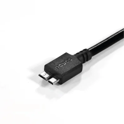 Cabo Para Hd Externo Usb A 3.0 Macho Para Micro Usb B 3.0 (10 Pinos) Ma0cho 28awg Puro Cobre 3 Metro