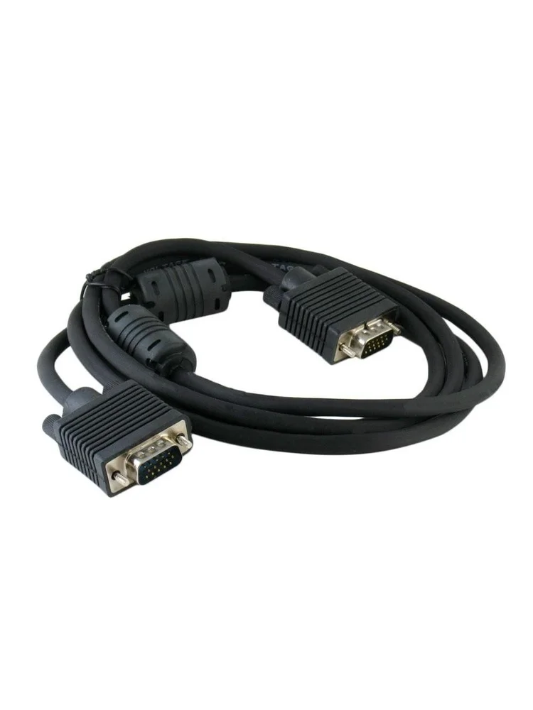 Imagem 2 de 5 do produto Cabo Vga Hdb15m X Hdb15m 15 Mt Preto Com Filtro Generico