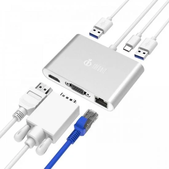 Imagem 2 de 5 do produto Adaptador 6x1, Exbom Para Macbook - Tce-rcnb106
