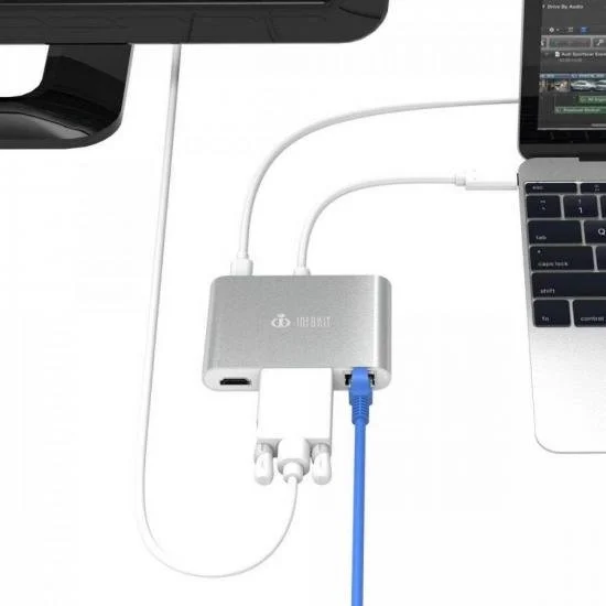 Imagem 5 de 5 do produto Adaptador 6x1, Exbom Para Macbook - Tce-rcnb106