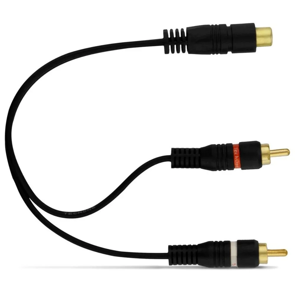Imagem 3 de 3 do produto Cabo Y RCA Vinik Fêmea X 2 RCA Macho 20cm - YRF2RM-20