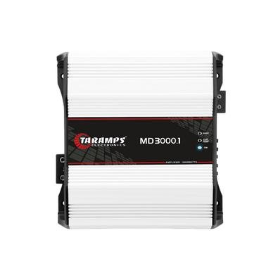 A Taramps apresenta o módulo amplificador MD 3000.1 na versão de 1 ohm. Foi cuidadosamente desenvolvido com a mais alta tecnologia, oferecendo alto re