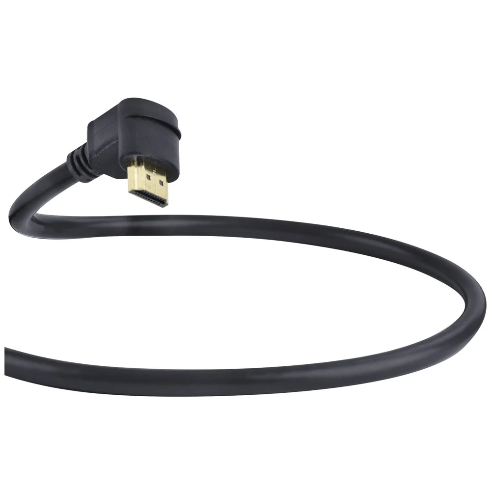 Imagem 4 de 4 do produto Cabo HDMI 2.0 4k Ultra Hd 3d Conexao Ethernet Com 01 Conector 90o 3 Metros - H2090-3