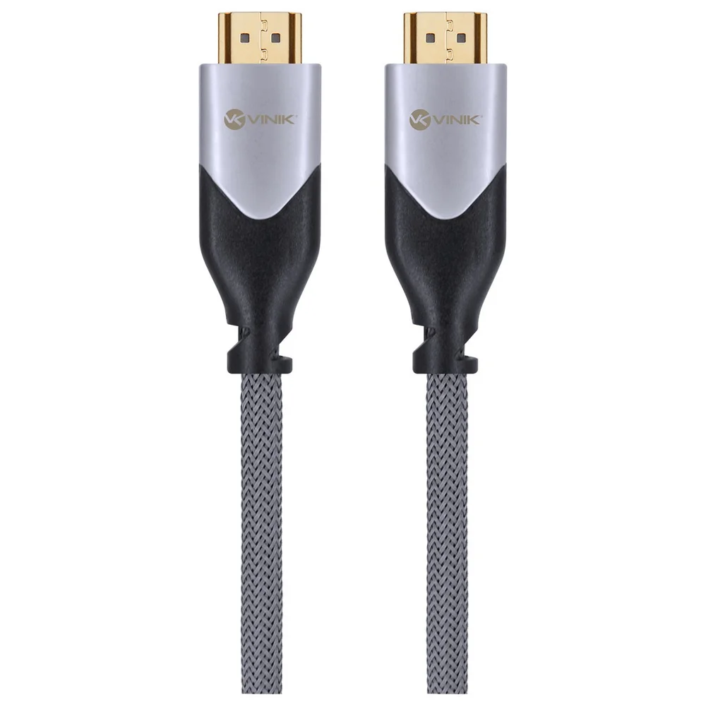 Imagem 2 de 4 do produto Cabo HDMI 2.0 Vinik, 4K Ultra HD, 3D, Conexão Ethernet, Blindado, Nylon, 2M - H20B-2