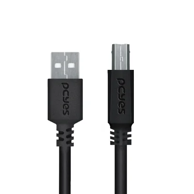 Cabo USB A 2.0, PCYES Para Impressora, 2M - Puabm2-2