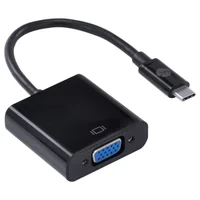 Adaptador Usb Tipo C X Vga Femea Full Hd 1080p 20cm - Achdmi-20