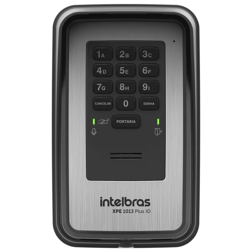 Imagem 3 de 5 do produto Porteiro Eletrônico Intelbras, 13 Teclas, Senha Ou Tag, Rfid, Xpe 1013, Plus Id