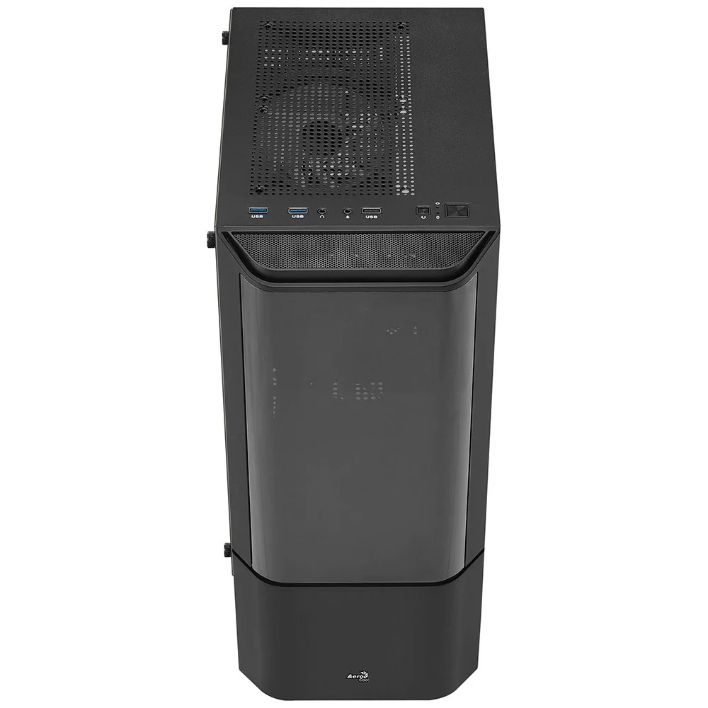 Imagem 5 de 5 do produto Gabinete Gamer Aerocool Quantum V2, Mid Tower, ATX, Lateral Vidro, Preto