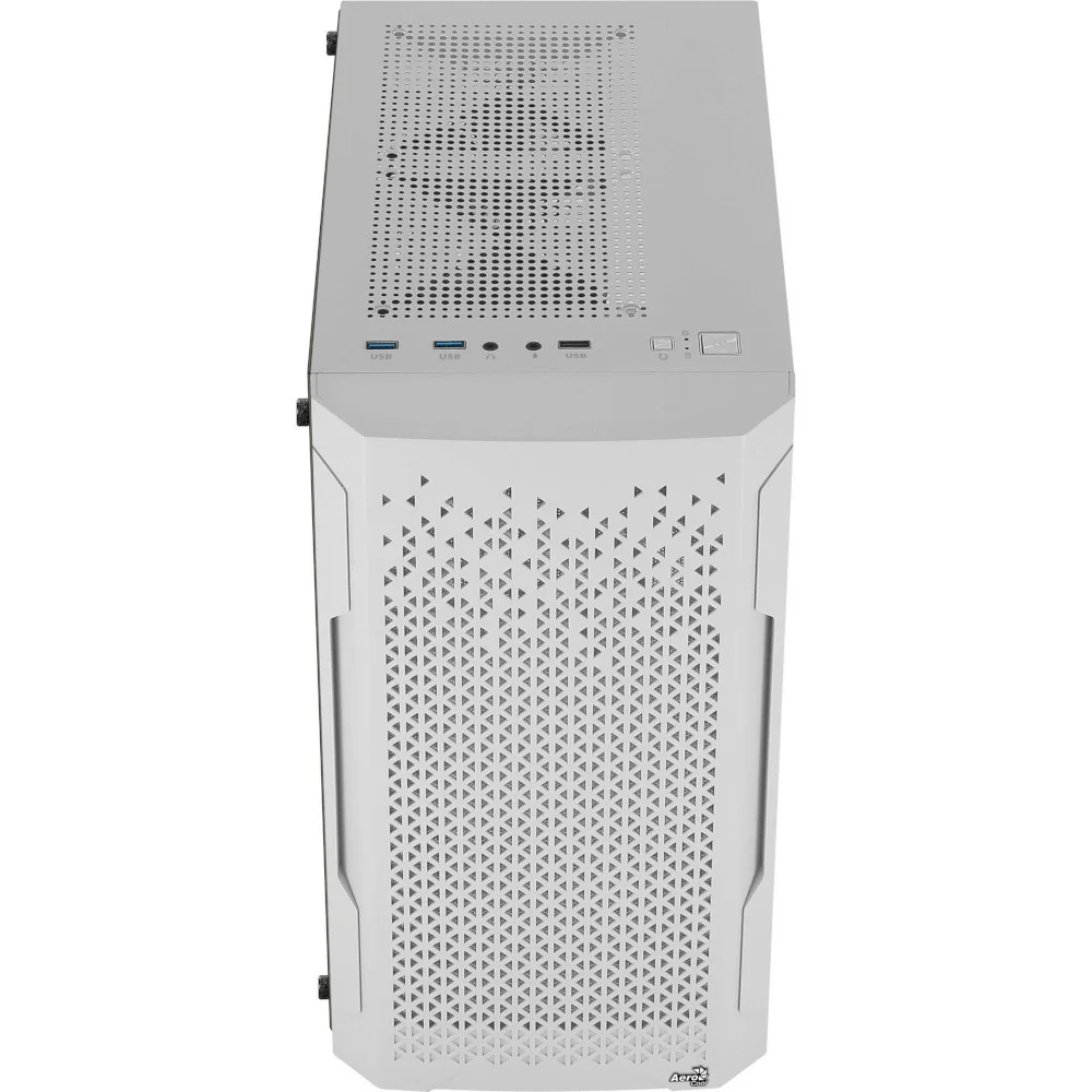 Imagem 3 de 5 do produto Gabinete Gamer Aero Cool Trinity Mini V1, Mini Tower, Vidro Temperado Black, Micro Atx, Sem Fonte, Com 1 Fan - Mini-g-bk