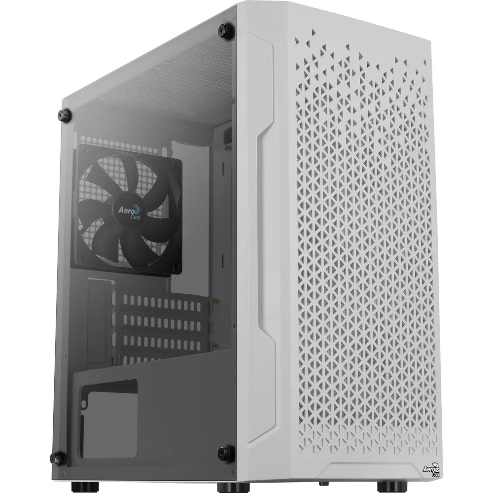 Imagem 4 de 5 do produto Gabinete Gamer Aero Cool Trinity Mini V1, Mini Tower, Vidro Temperado Black, Micro Atx, Sem Fonte, Com 1 Fan - Mini-g-bk