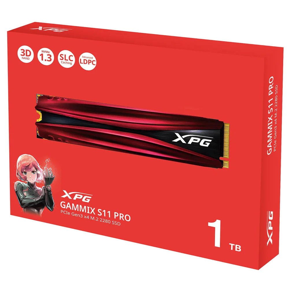 内蔵型SSD ADATA XPG GAMMIX S11 Pro 1TB M.2 SSD Ssd Adata Xpg Gammix S11 Pro KaBuM