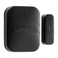 Sensor Magnético De Abertura Sem Fio De Porta E Janela Xas Smart Black Intelbras.