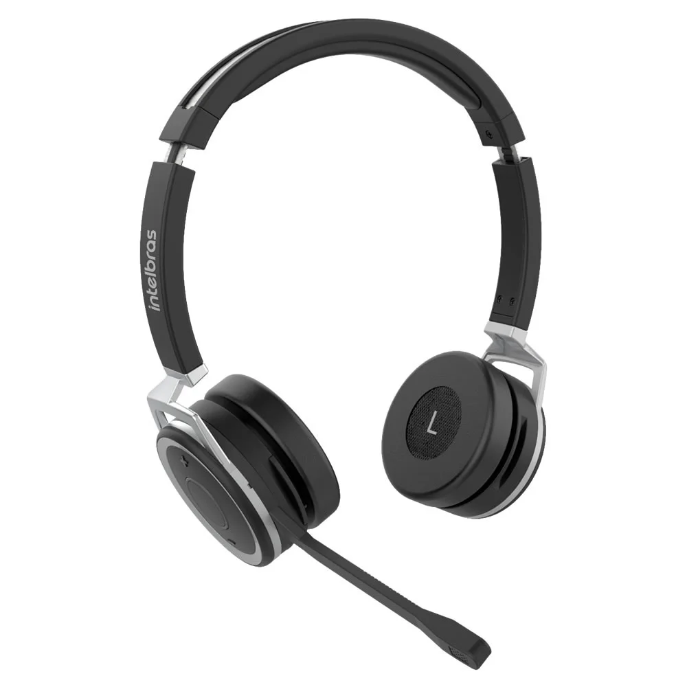 Imagem 5 de 5 do produto Fone De Ouvido Sem Fio Headset Bluetooth Profissional Whs 80 Bt Intelbras