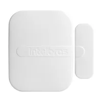 Sensor Magnético De Abertura Sem Fio De Porta E Janela Xas Light Branco Intelbras