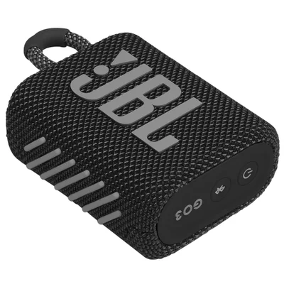 Caixa De Som Jbl Go 3, Bluetooth 5.1, 4W RMS, USB-C, Preto