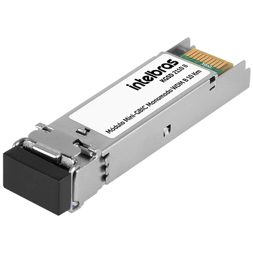 Imagem 3 de 5 do produto Módulo Mini-gbic Gigabit Monomodo 10km Kgsd 2110 B Intelbras.