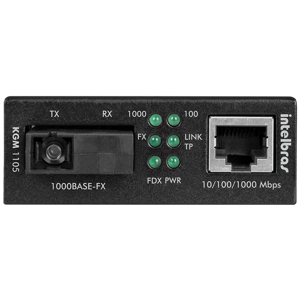 Imagem 4 de 5 do produto Conversor De Midia Intelbras Kgsd 1120b Gigabit Ethernet Monomodo 20 Km Wdm