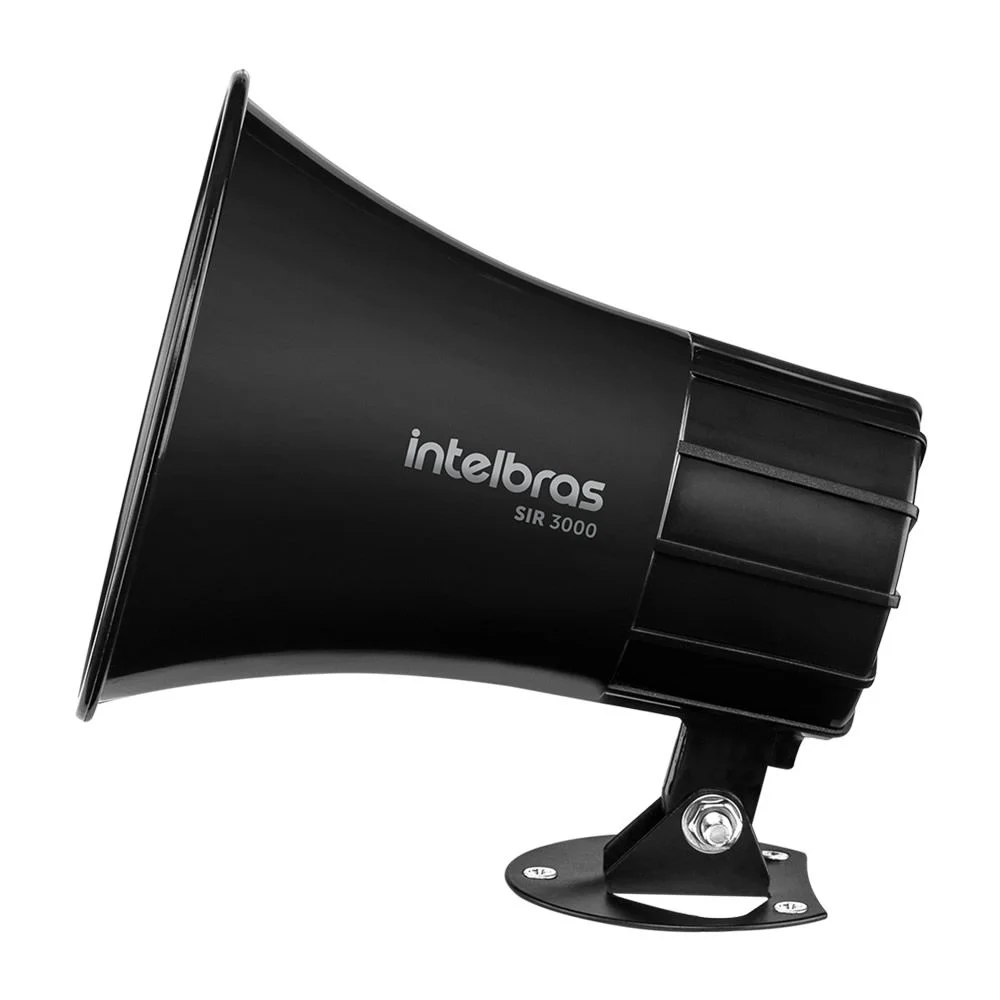 Imagem 3 de 4 do produto Sirene Magnética Alarme E Cerca 9 A 15 Vdc 120db Sir 3000 Preto Intelbras