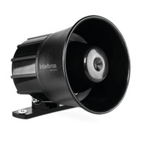 Sirene Piezo Alarme E Cerca 9 A 15 Vdc 105db Sir 1000 Preto Intelbras