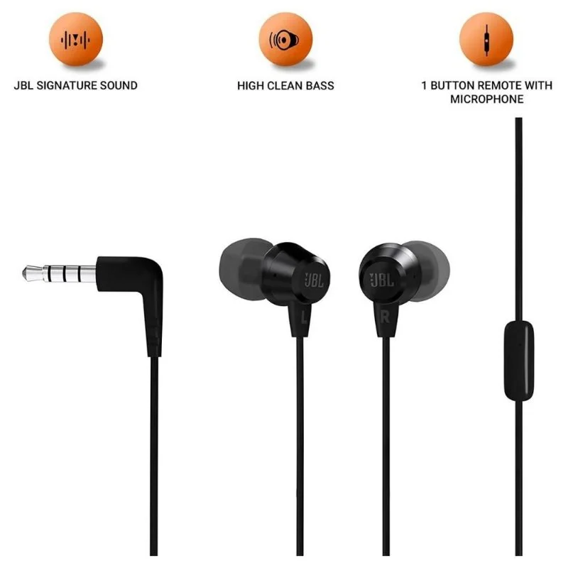Fone de Ouvido JBL Tune 110 Preto - view 4