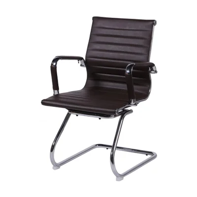 Cadeira Base Fixa Eames Marrom