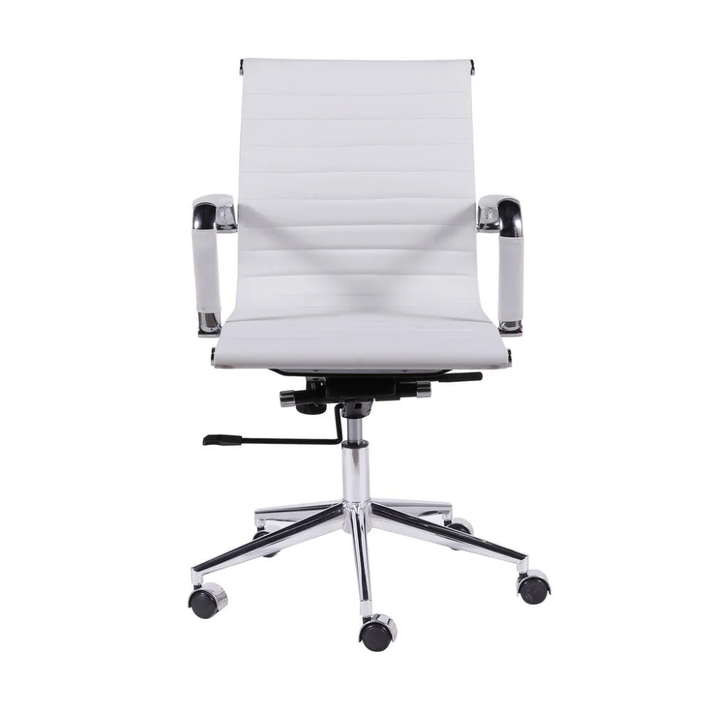 Imagem 2 de 5 do produto Cadeira Office Or Design Eames Diretor, 120 Kg, Giratória, Branca