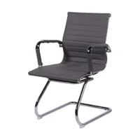 Cadeira Base Fixa Eames, Cinza