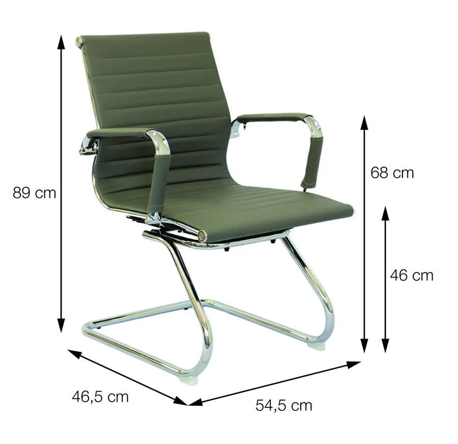 Imagem 3 de 4 do produto Cadeira Base Fixa Eames, Cinza