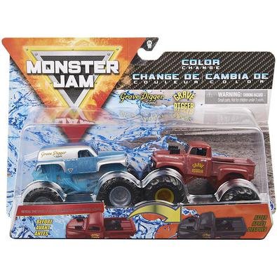 Monster Jam são carros de Roda-Livre como os do evento mais conhecido Monster Jam, brincadeira em grande proporção! No Double Down Showdown, você tem