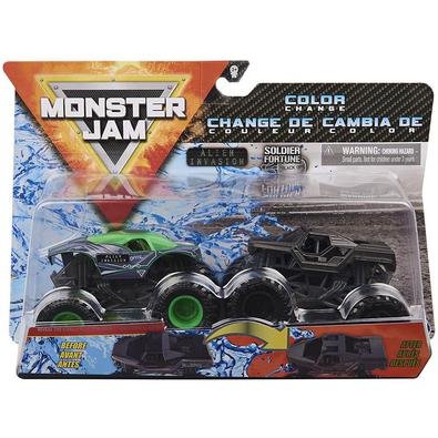 Monster Jam são carros de Roda-Livre como os do evento mais conhecido Monster Jam, brincadeira em grande proporção! No Double Down Showdown, você tem