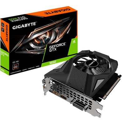 Placa De Vídeo Gigabyte Geforce GTX 1650 D6 OC 4GB, GDDR6, 128bits - Gvn1656oc4gd Rev 2.0