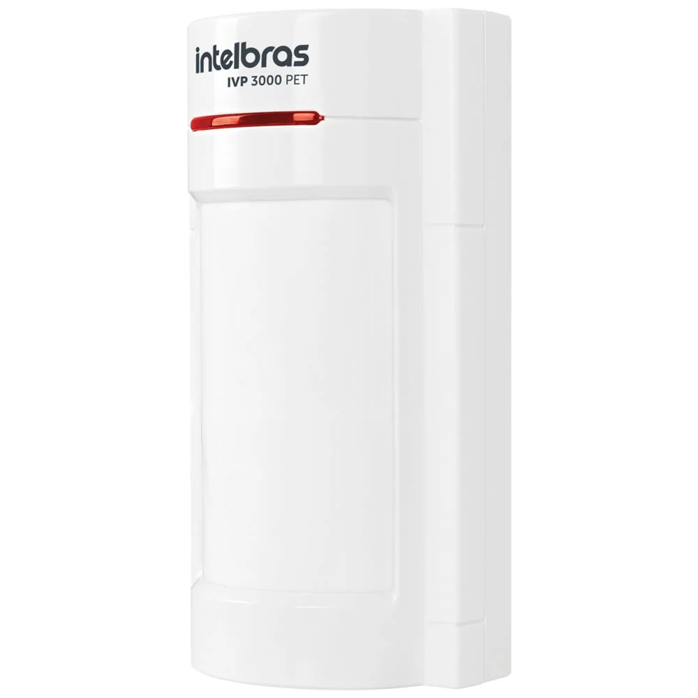 Imagem 2 de 5 do produto Sensor De Presença Intelbras Infravermelho, Detecção Até 12M, Com Fio Duplo Pir, 2 Níveis De Sensibilidade - IVP 3000F