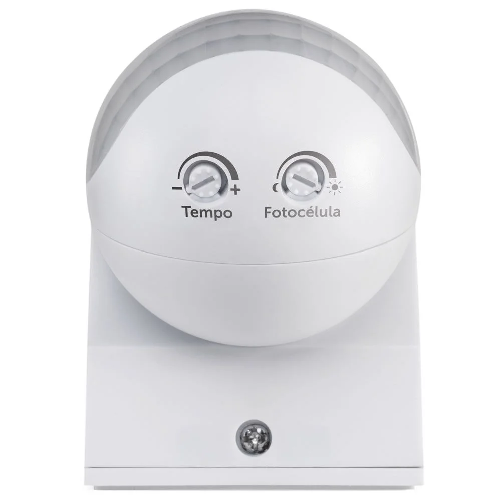 Imagem 2 de 5 do produto Sensor De Presença Intelbras, Detecção Até 12M, De Parede, 180 Graus, Fotocélula - ESP 180
