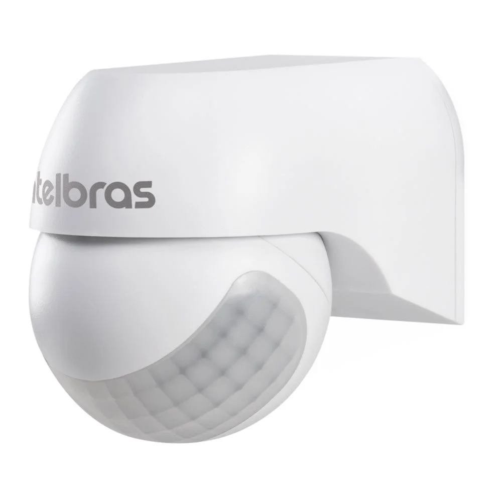 Imagem 5 de 5 do produto Sensor De Presença Intelbras, Detecção Até 12M, De Parede, 180 Graus, Fotocélula - ESP 180