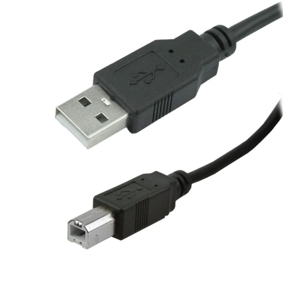 Imagem 2 de 3 do produto Cabo Usb Para Impressora - Am/bm - Versão 2.0 High Speed - 1,80 Metros - Chip Sce 018-1403